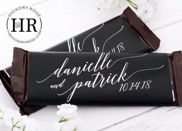 Classy Callligraphy | Candy Bar Labels