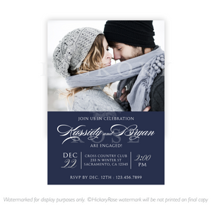 Timeless Love | Engagement Invite
