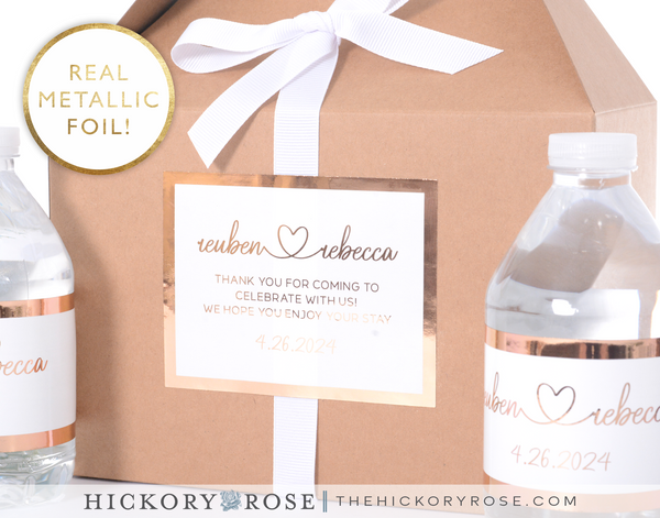 Loving Heart | Metallic Favor Box Sets