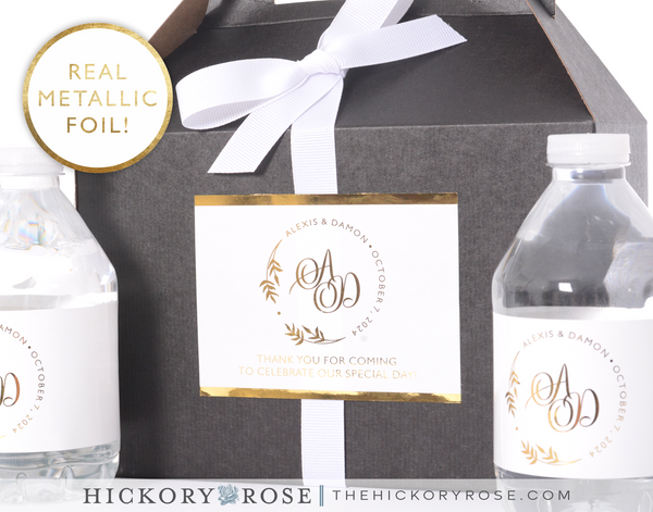 Classy & Simple | Metallic Favor Box Sets