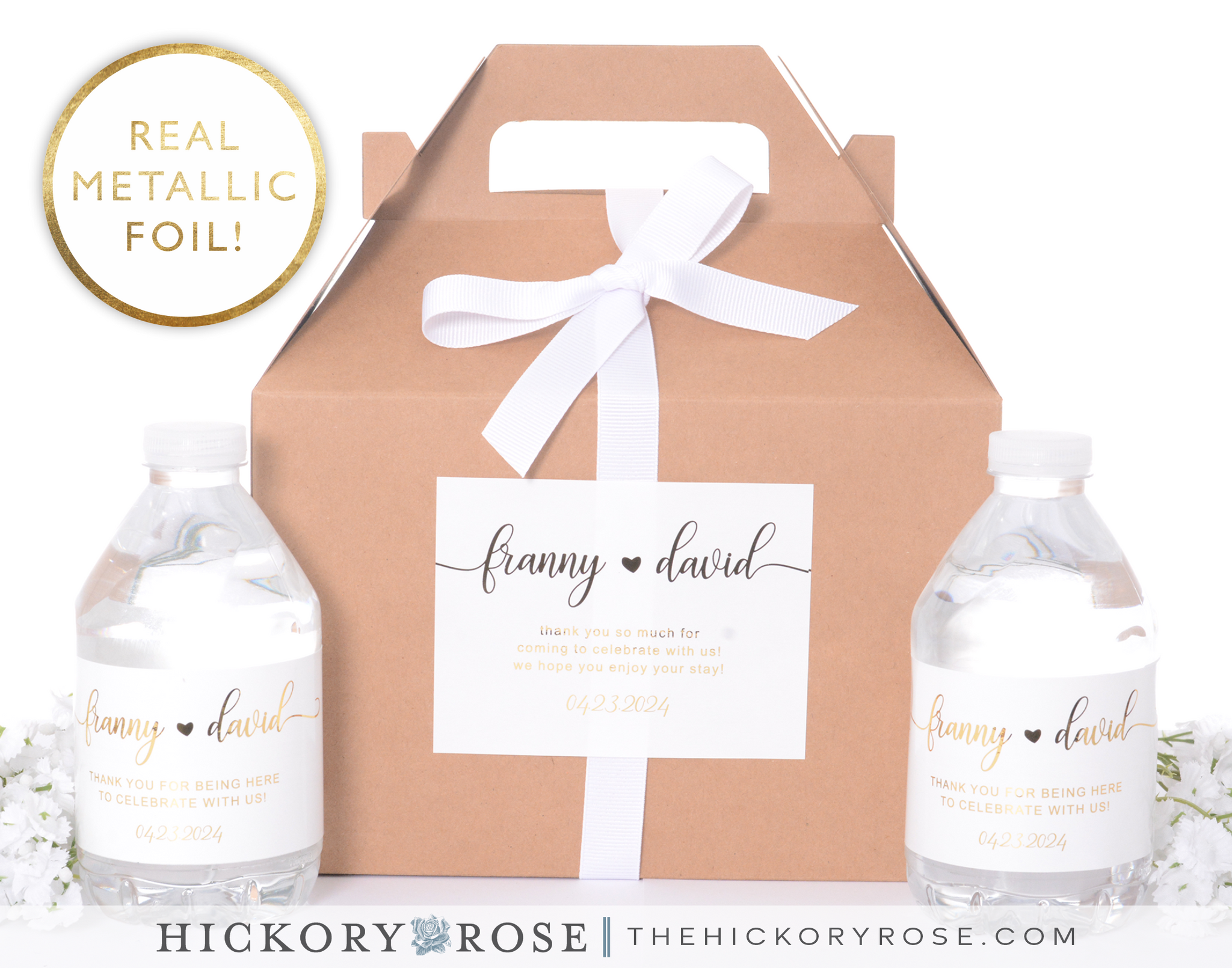 Little Hearts | Metallic Favor Box Sets