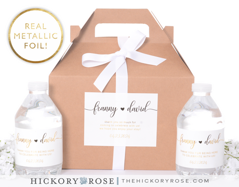 Little Hearts | Metallic Favor Box Sets