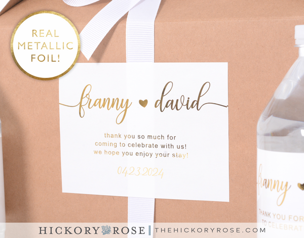 Little Hearts | Metallic Favor Box Sets