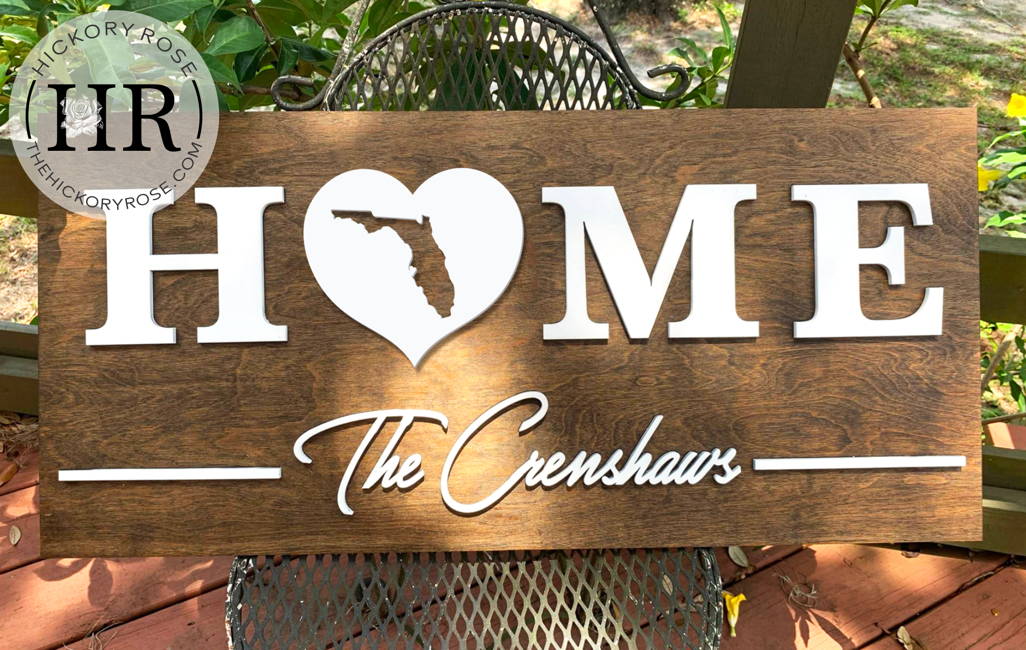 Florida Home | Wood Sign