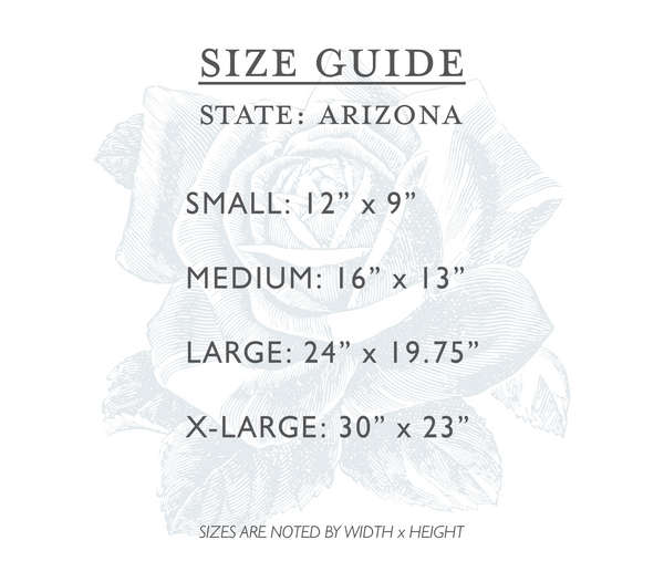 Arizona | State Cutout