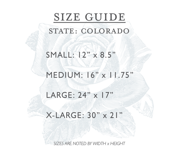 Colorado | State Cutout