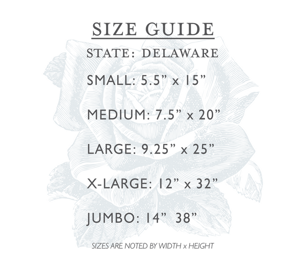 Delaware | State Cutout
