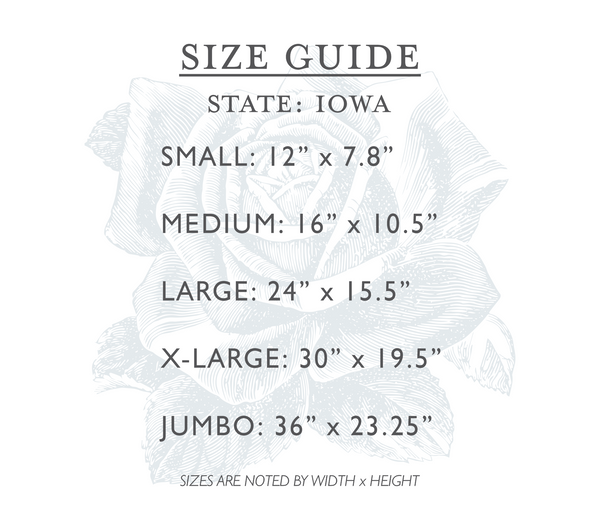 Iowa | State Cutout