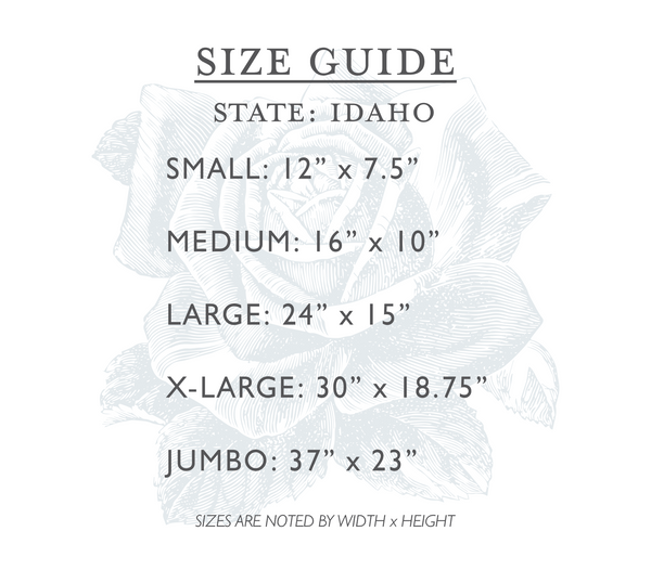 Idaho | State Cutout