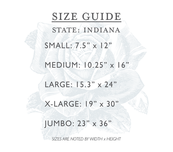 Indiana | State Cutout