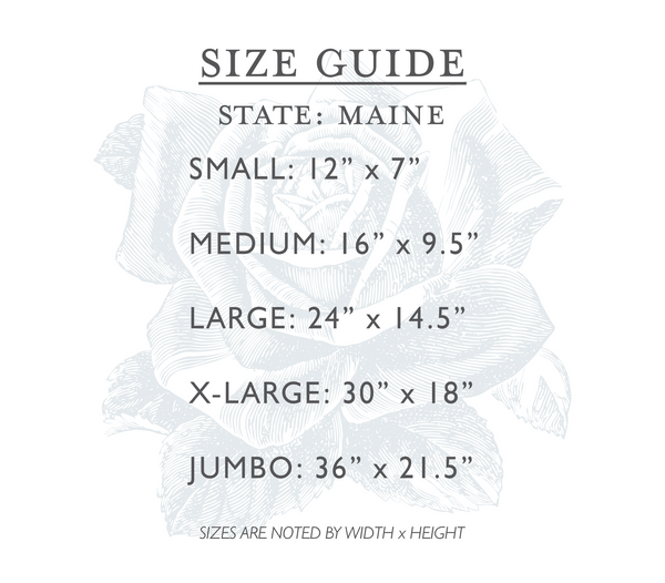 Maine | State Cutout