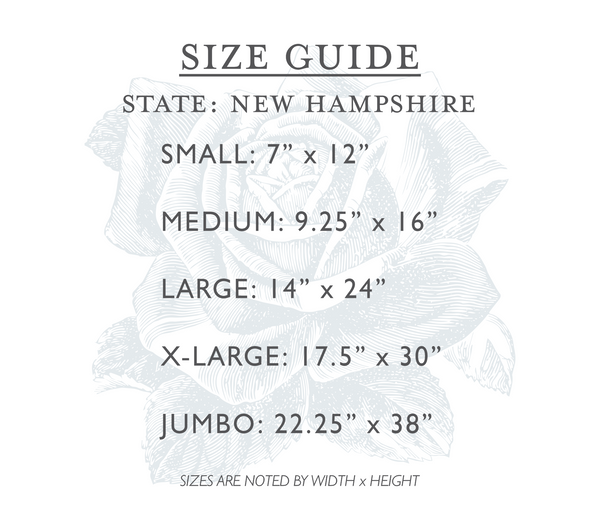 New Hampshire | State Cutout