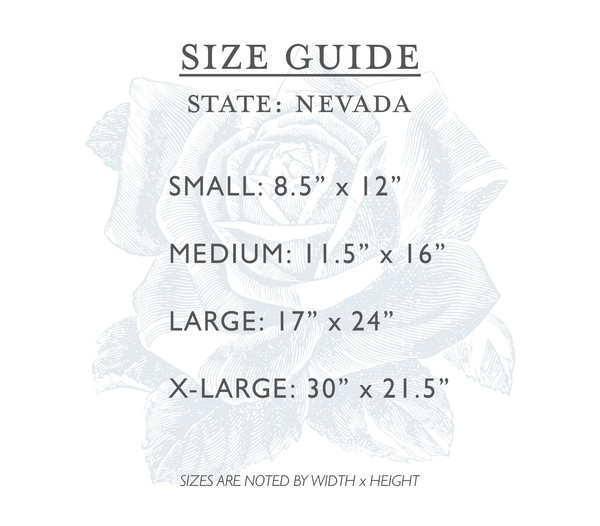 Nevada | State Cutout