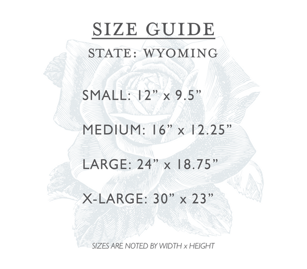 Wyoming | State Cutout