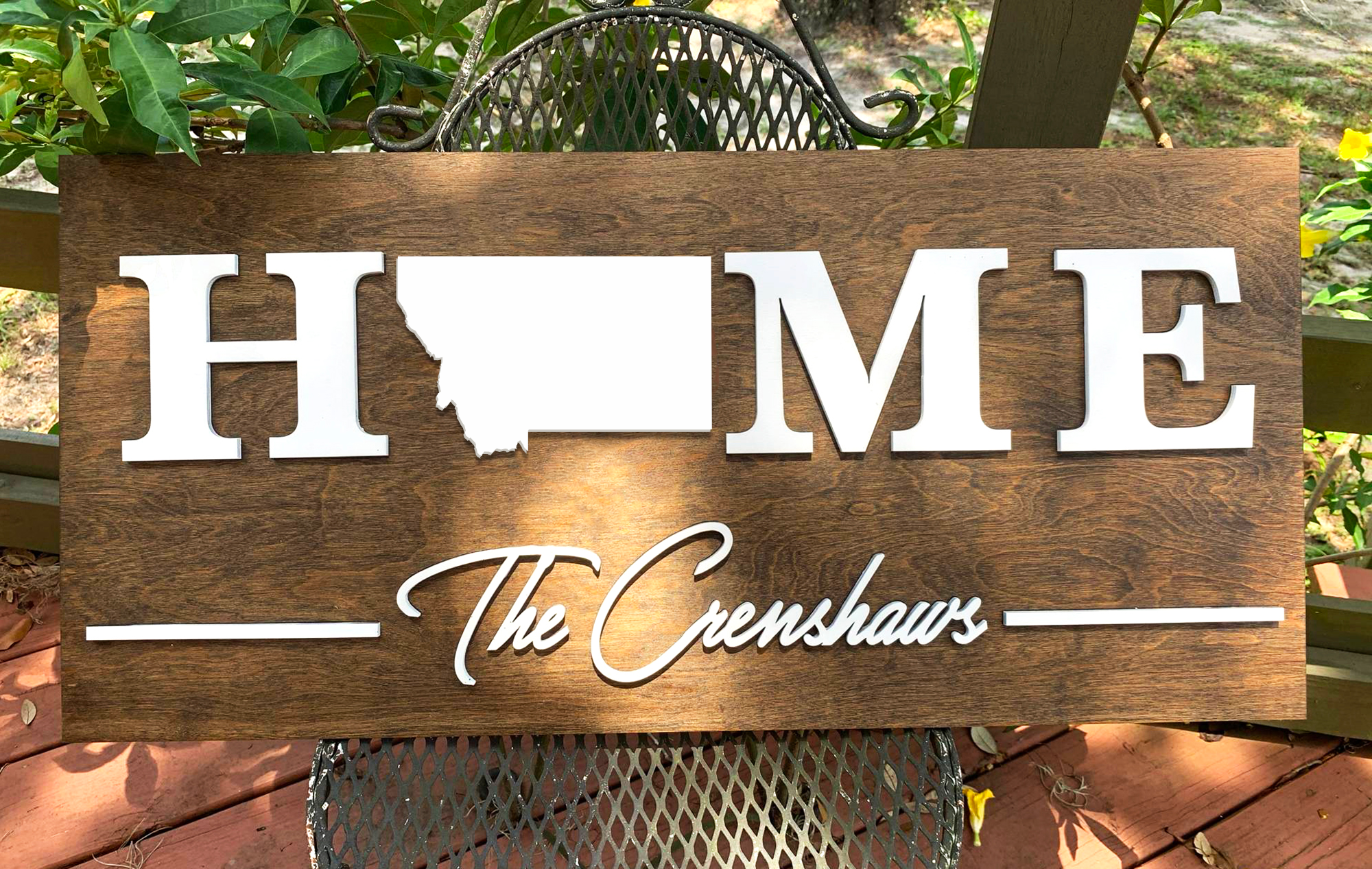 Montana Home | Wood Sign