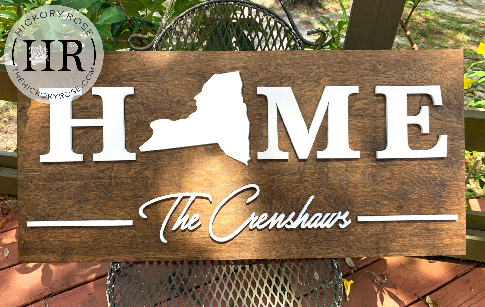New York Home | Wood Sign