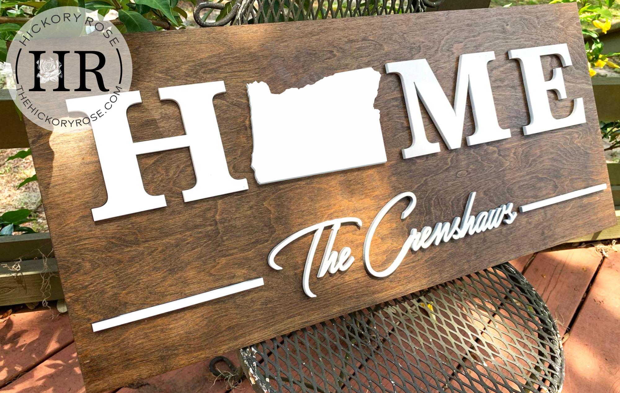 Oregon Home | Wood Sign
