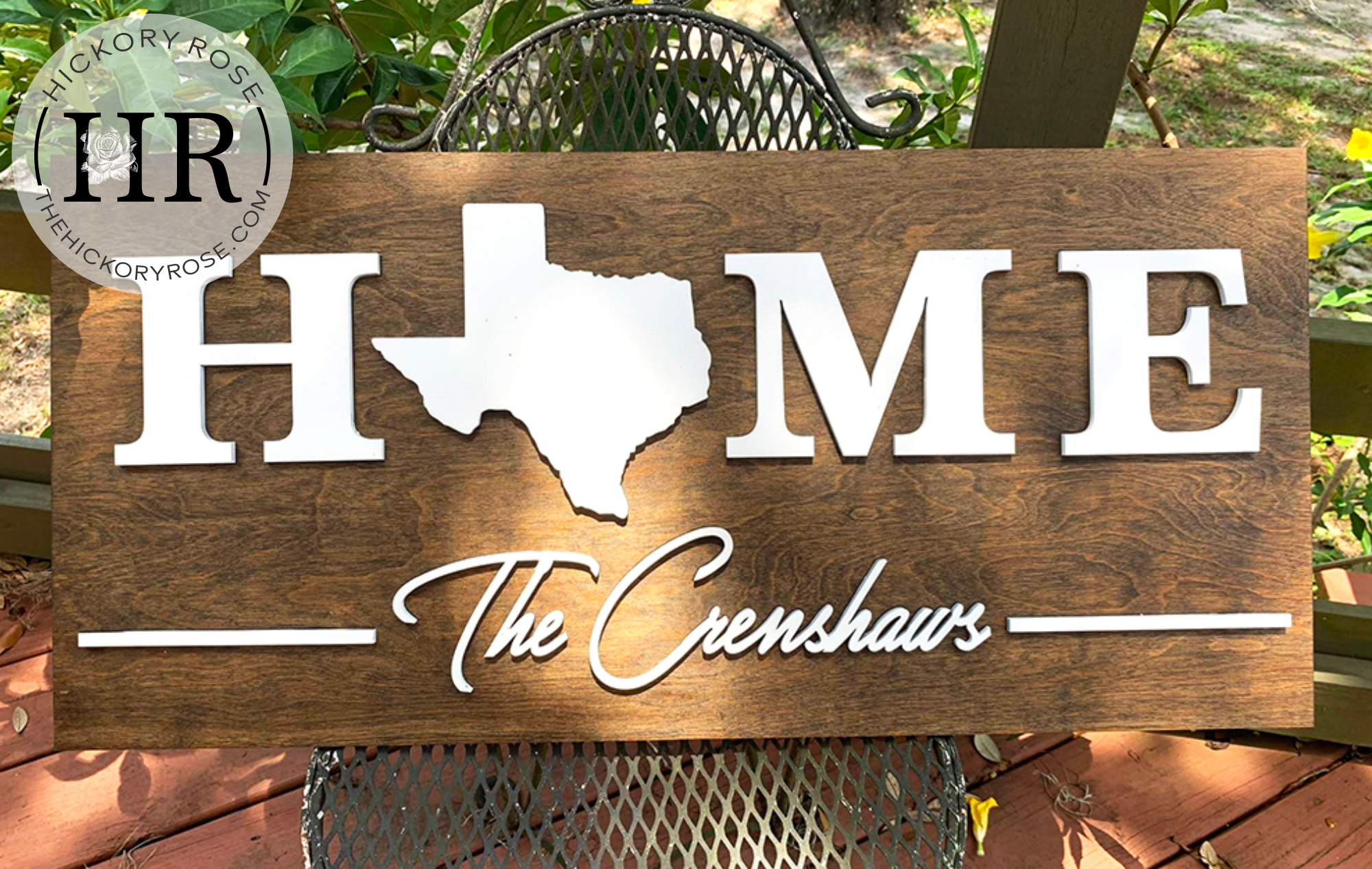 Texas Home | Wood Sign