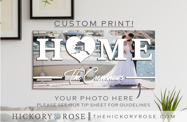 Alaska | UV Printed Sign