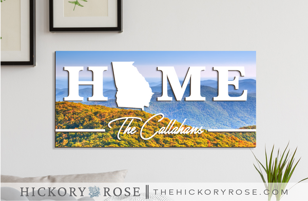 Georgia | UV Printed Sign