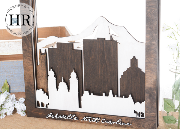Asheville | Skyline Shadowbox