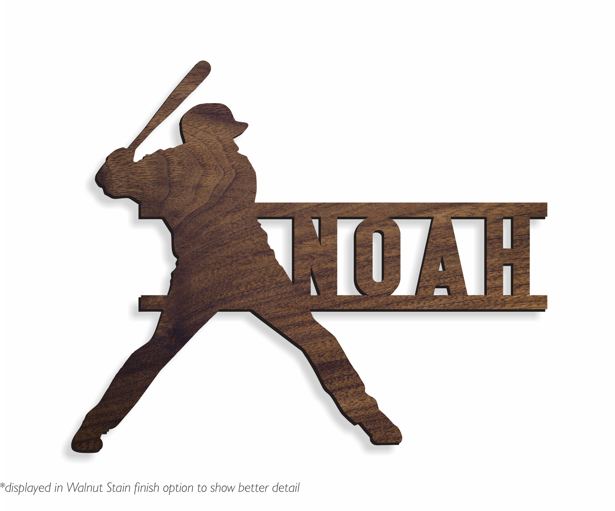 Baseball Batter | Custom Name Sign