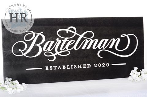 Elegant Name | Wood Signs
