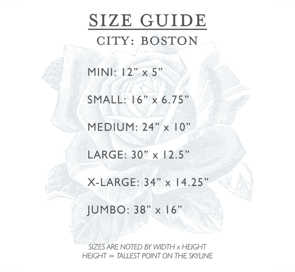 Boston, MA | Skyline Cutout
