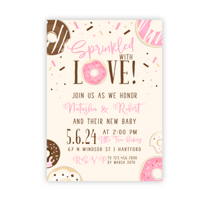 Sprinkled with Love | Baby Shower Invite
