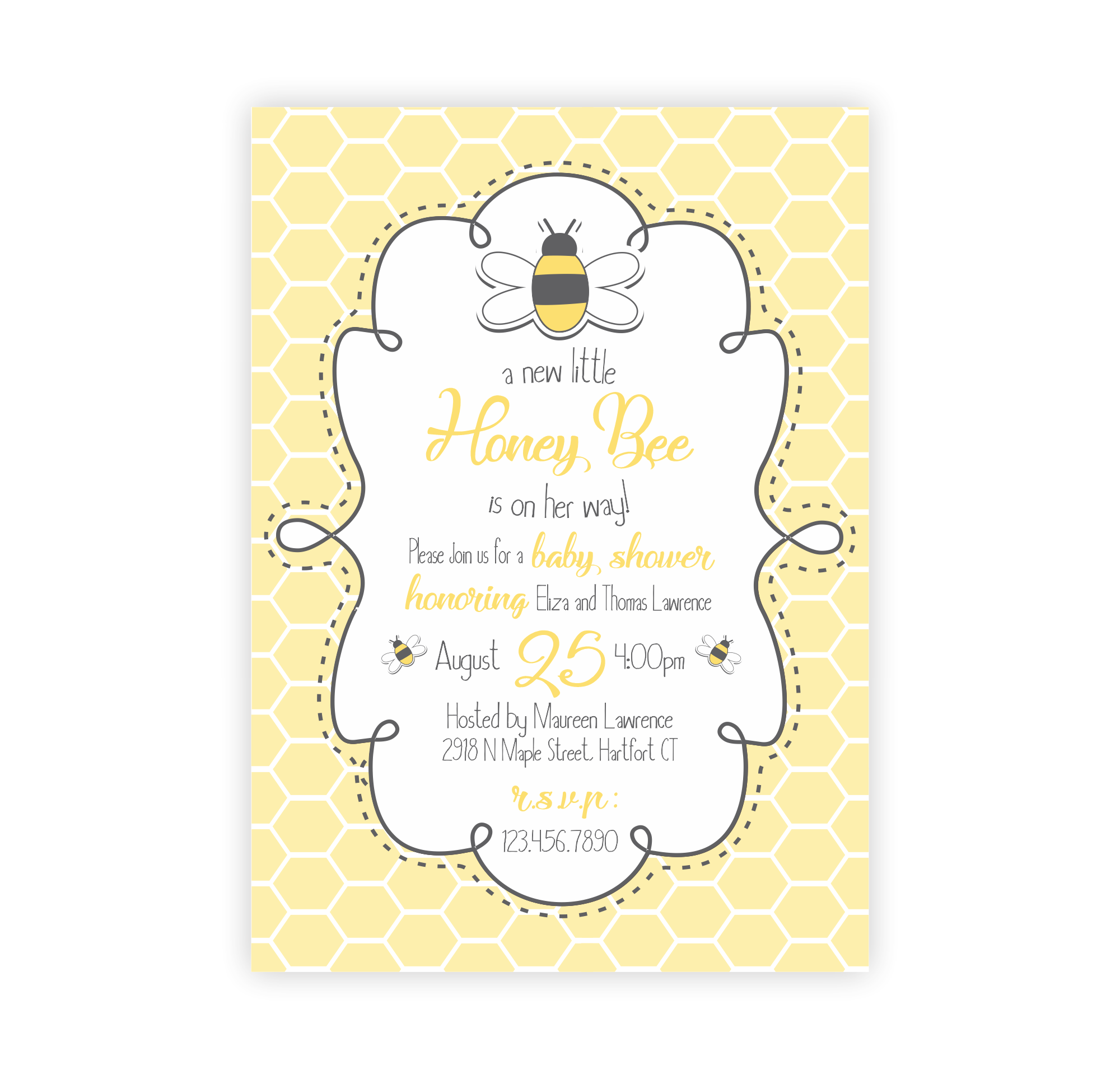 Honey Bee | Baby Shower Invite