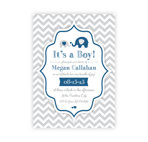 Little Elephant | Baby Shower Invite