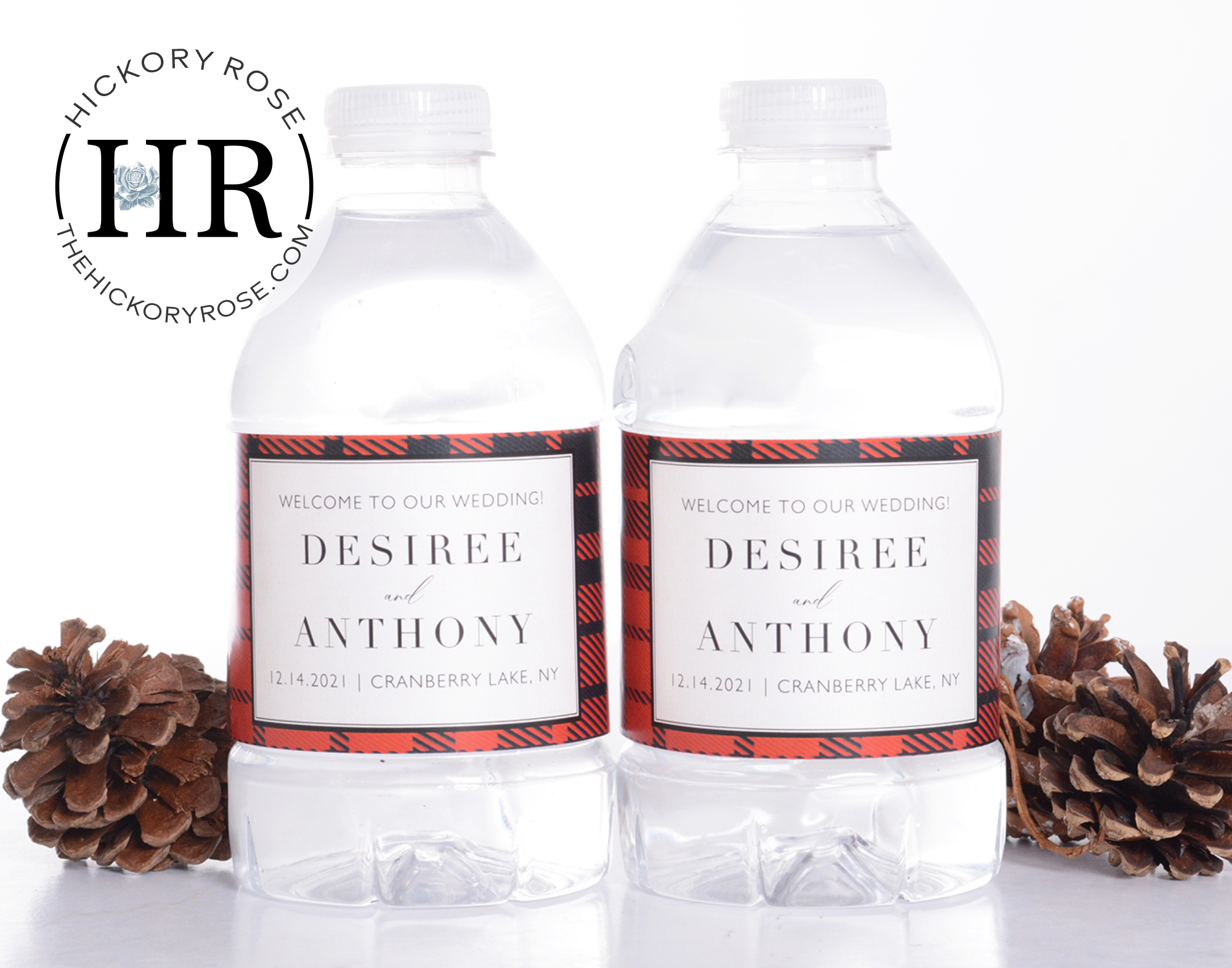 Buffalo Check | Water Bottle Labels