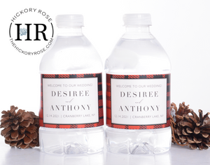 Buffalo Check | Water Bottle Labels