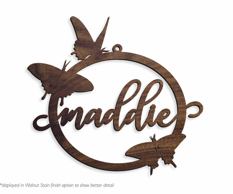 Butterflies | Custom Name Sign