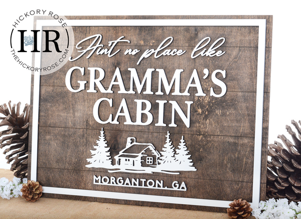 Cabin Chic | Wood Sign