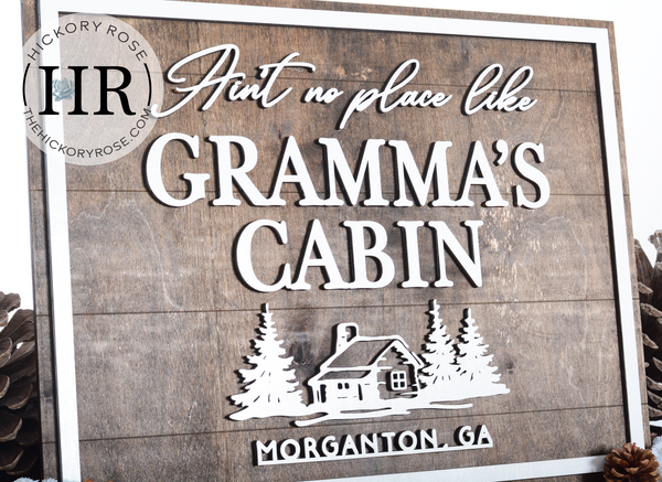 Cabin Chic | Wood Sign