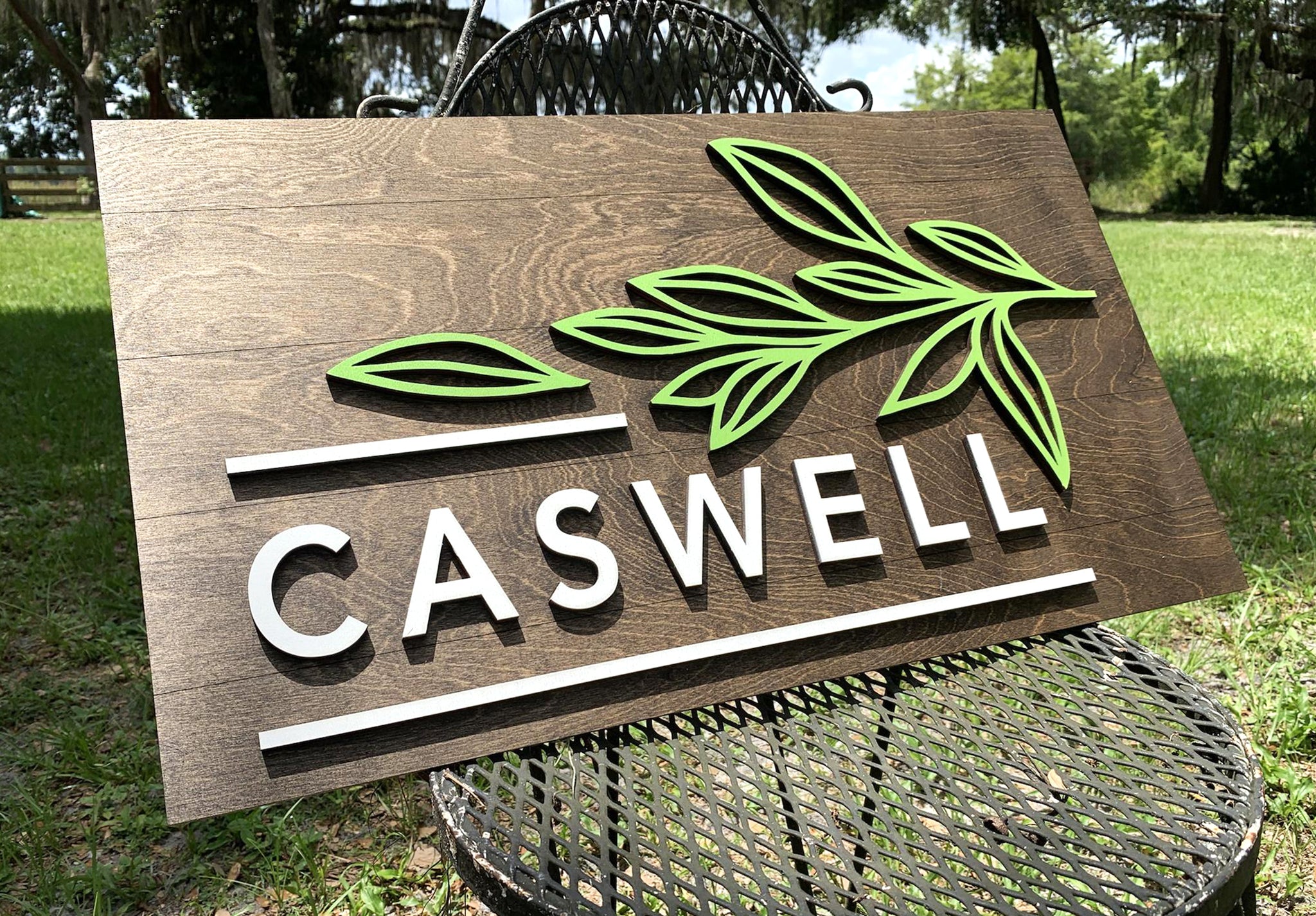 Leaves of Green | Wood Sign
