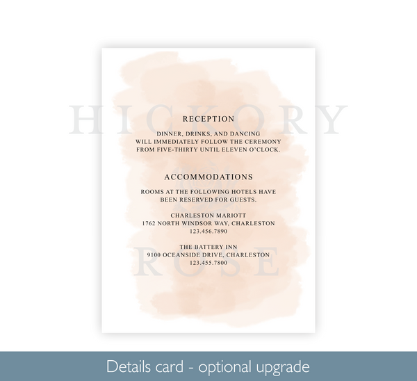 Charleston | Wedding Invitation