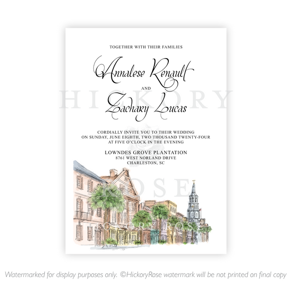 Charleston | Wedding Invitation