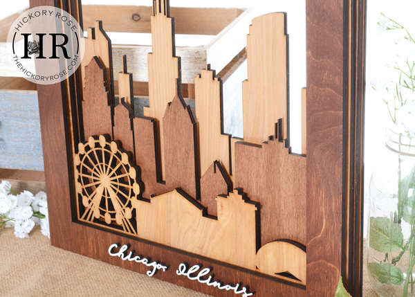 Chicago | Skyline Shadowbox