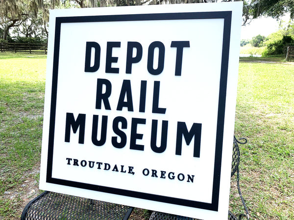 Exterior Square Sign | Custom Logo Signs