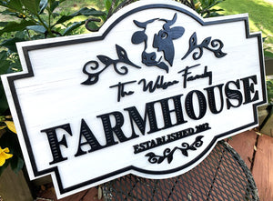Family Farmhouse | Wood Sign