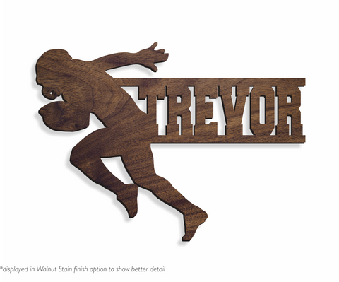 Football Player | Custom Name Sign