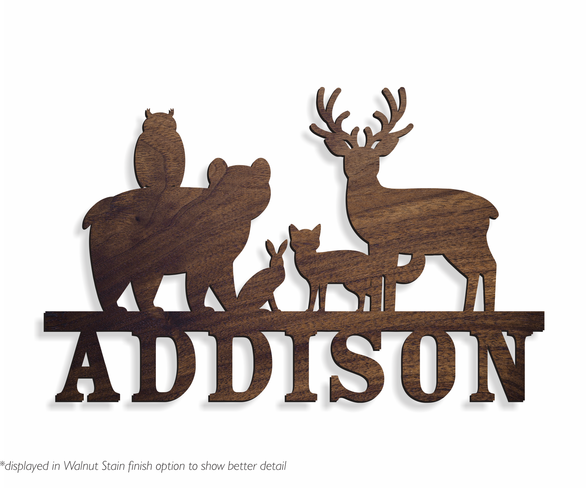 Forest Life | Custom Name Sign