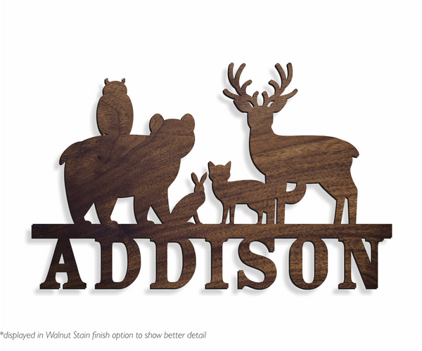 Forest Life | Custom Name Sign