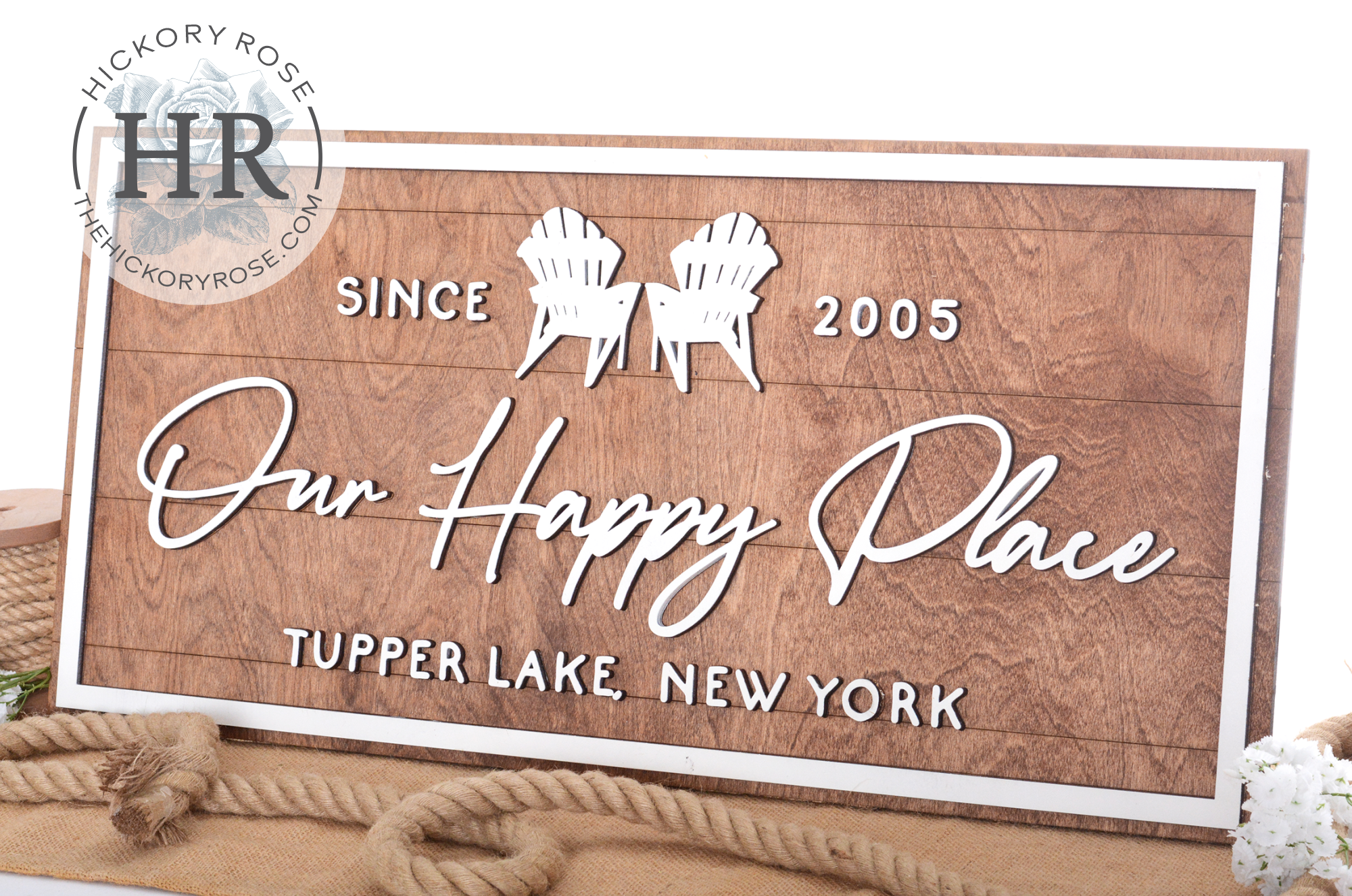 Our Happy Place | Wood Signs