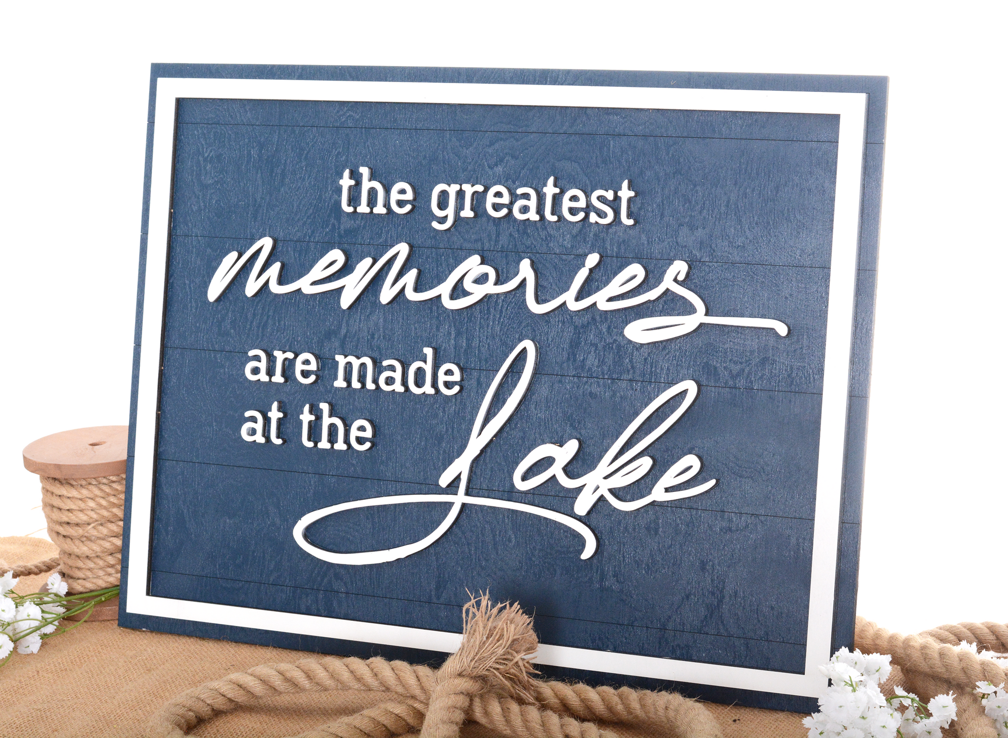 Lake Memories | Wood Sign