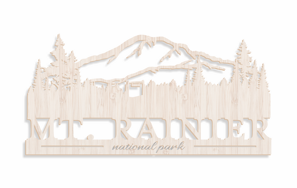 Mount Rainier | National Park Sign