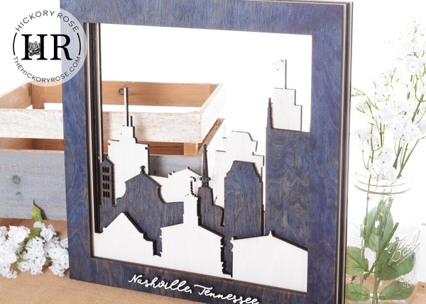 Nashville | Skyline Shadowbox