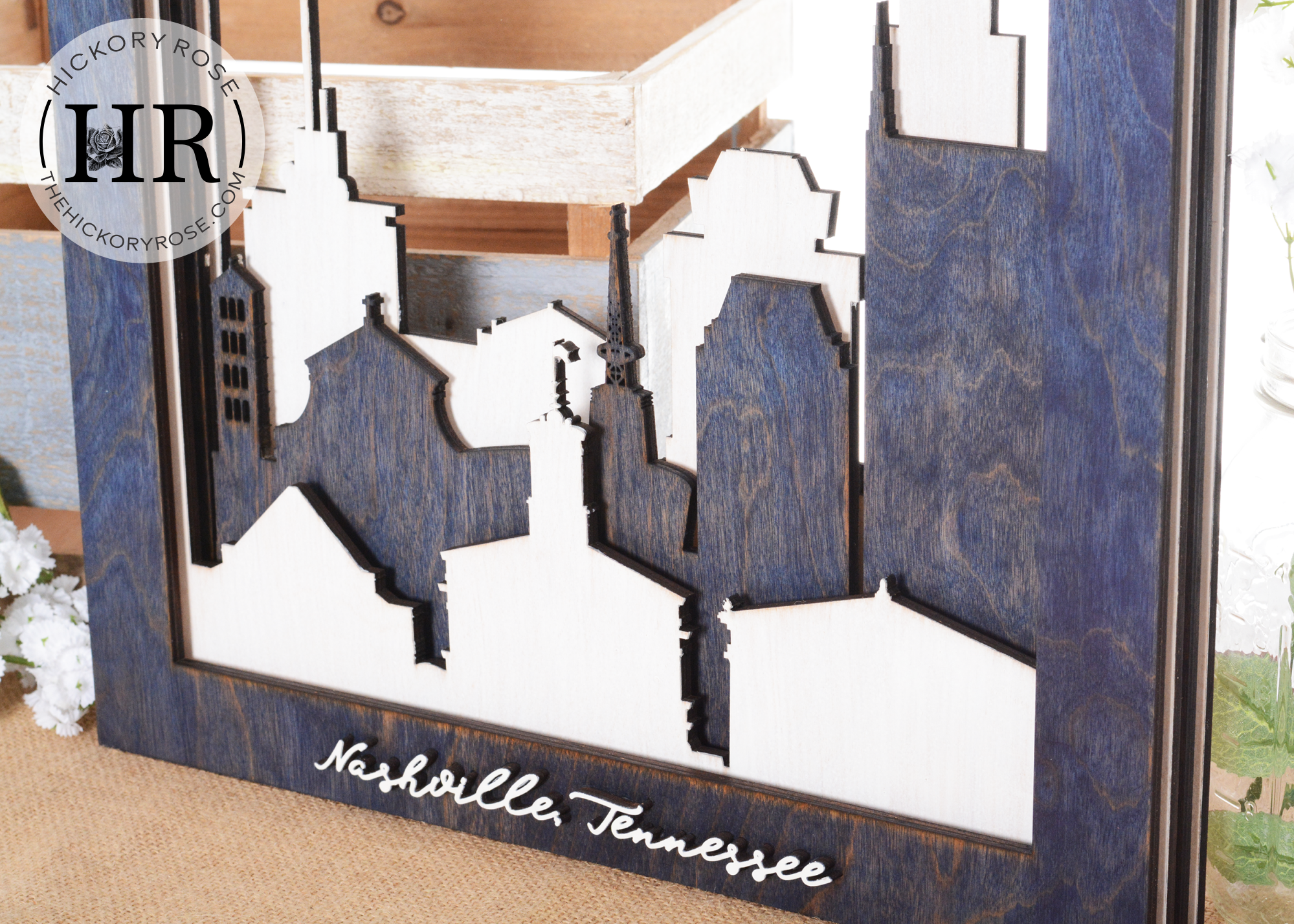 Nashville | Skyline Shadowbox